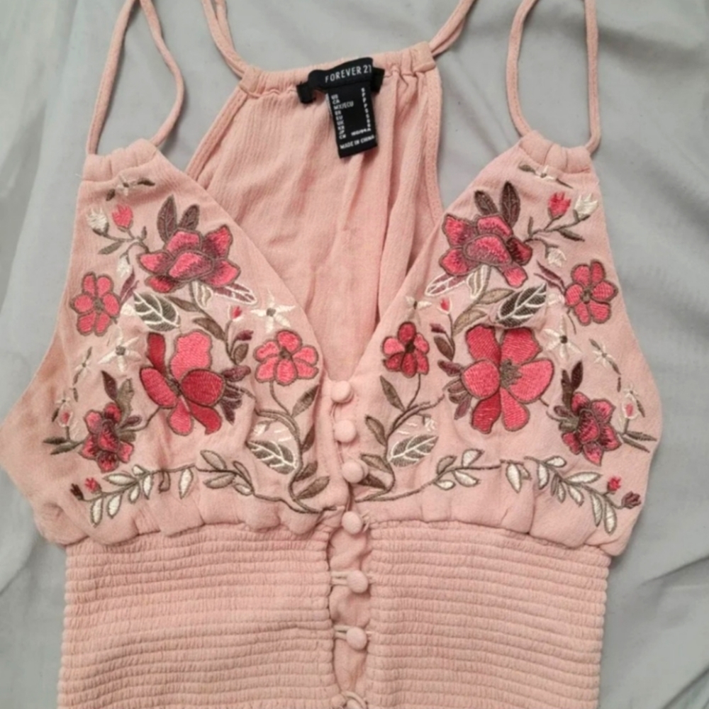 Forever 21 embroidery top